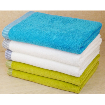 (BC-TB1006) Toalla de baño de felpa colorida 100% algodón de venta caliente